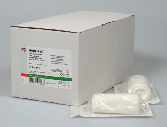MOLLELAST Binden 6 cmx4 m steril einz.verpackt 20 Stck