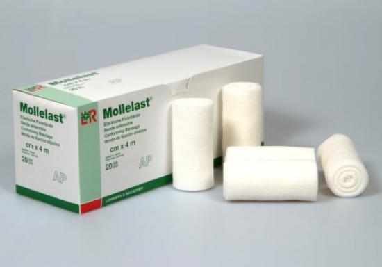 MOLLELAST Binden 12 cmx4 m wei 20 Stk.