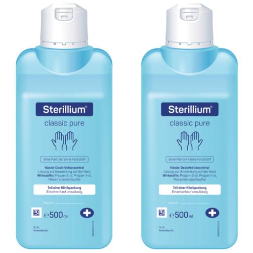 2x Sterillium classic pure L�sung 500ml