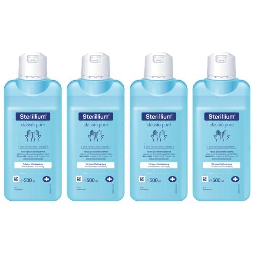 Sterillium classic pure 4 x 500ml