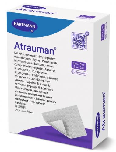 ATRAUMAN 5x5 cm steril Kompressen 50 Stck