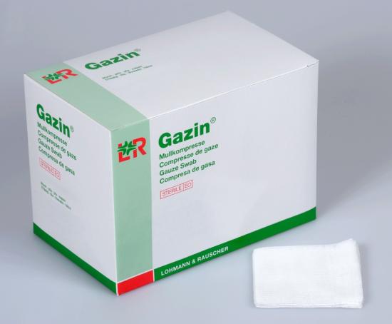 GAZIN Mullkomp.5x5 cm steril 8fach 50x 5 Stck