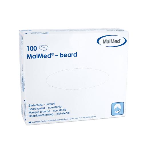 MAIMED Beard Bartschutz wei aus Vlies 100 Stck