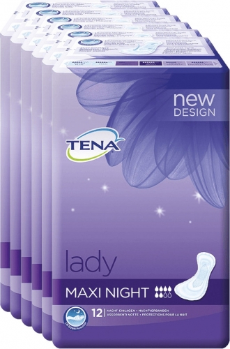 TENA LADY maxi night Einlagen 6x12 St. ( 1 Karton)