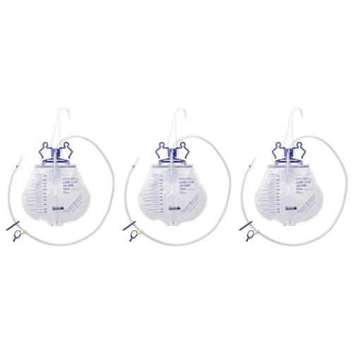 3x BETTBEUTEL 2 l 120 cm steril UB2000-120 1 Stck