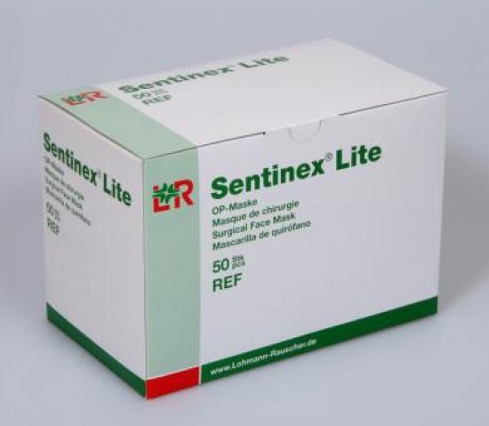 SENTINEX lite Gesichtsmaske grn mit blau 50 Stck