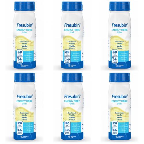 FRESUBIN ENERGY Fibre DRINK Vanille Trinkflasche 6X4X200ml