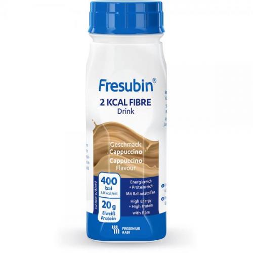FRESUBIN 2 kcal Fibre DRINK Cappuccino Trinkfl. 4X200ml