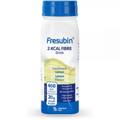 FRESUBIN 2 kcal Fibre DRINK Lemon Trinkflasche 4X200ml