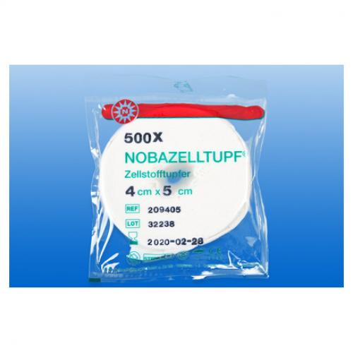 NOBAZELLTUPF 4x5 cm steril 500 Stck