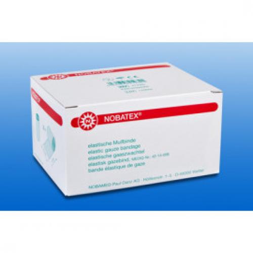 NOBATEX Mullbinden elastisch 10 cmx4 m in Folie 20 Stck