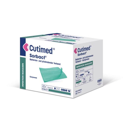 CUTIMED Sorbact Kompressen 4x6 cm 42 Stck