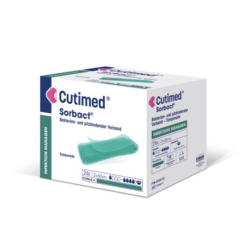 CUTIMED Sorbact Tamponaden 2x50 cm 24 Stk.