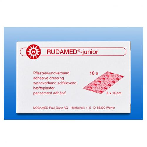 RUDAMED junior Kinderpflaster 6x10 cm 10 Stck