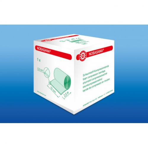 NOBASANA Schaumst.Binde 10 cmx2,5 m 0,3 cm stark 1 Stck