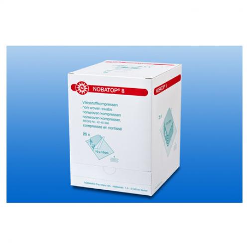 NOBATOP 8 10X10CM STER KOM 25x 5 Stck