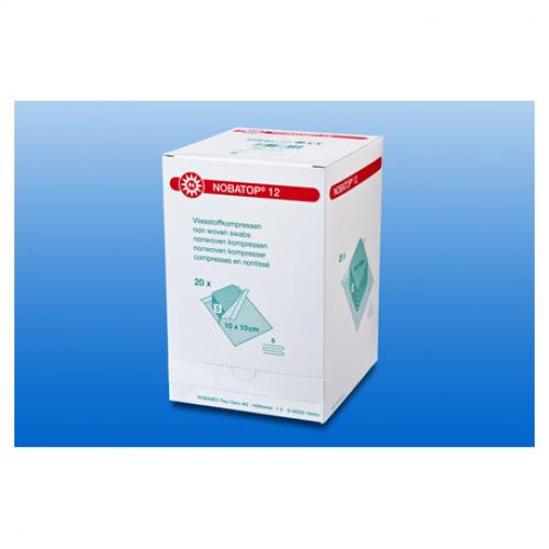 NOBATOP 12 Kompressen 10x10 cm steril 20x 5 Stck