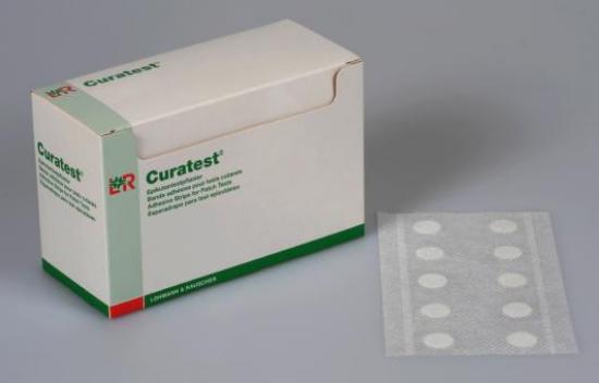 CURATEST Vliesstoff Testpflaster 7,5x12,5 cm 50 Stck