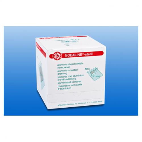 NOBALINE-steril Kompr.10x10 cm 50 Stck