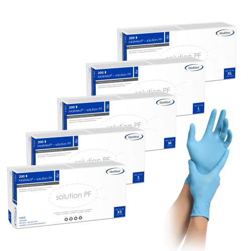 MAIMED solution PF Handsch.Gr.XL blue 200 Stck