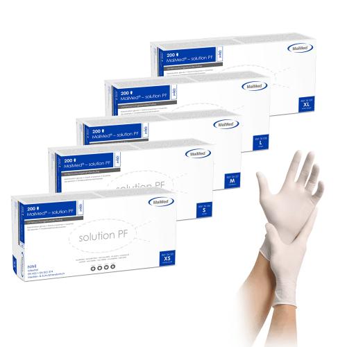 MAIMED solution PF Handsch.Gr.L white 200 Stck
