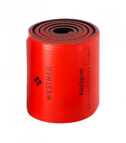 WESTMED  Flex Splint Universalschiene gerollt, rot/grau, 100x11cm, XL 1 Stck