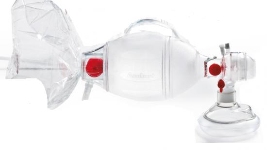 Ambu SPUR II Einwegbeatmungsbeutel fr Kleinkinder mit Suglingsmaske Gr. 2