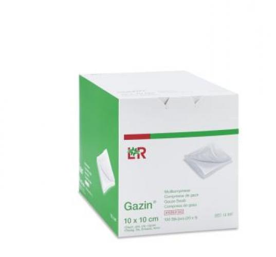 GAZIN Mullkomp.10x10 cm steril 12fach gro 20x 5 Stck