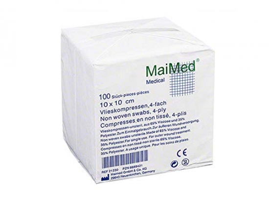 VLIESKOMPRESSEN unsteril 10x10 cm 100 Stck