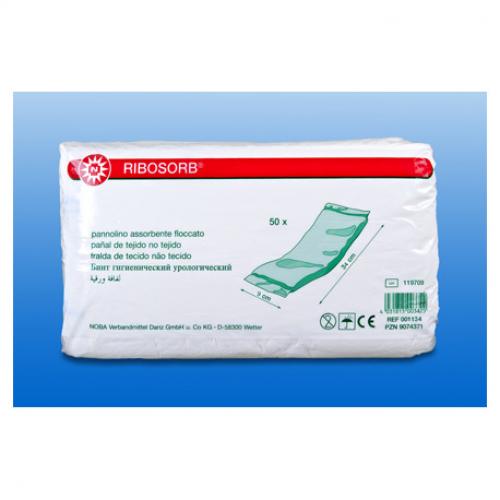 RIBOSORB Vlieswindeln 9x34 cm 50 Stck