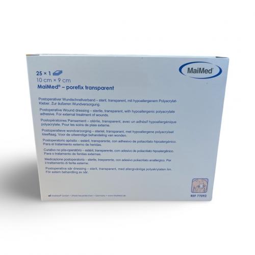 MAIMED porefix steril 9x10 cm transparent 25 Stck