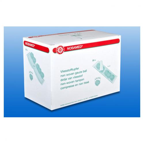NOBAMED-steril Vliesstofftupf.2+3 Set Drm.3,5 cm 30 Stck