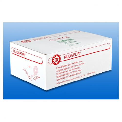 RUDAPOR Fixierpflaster 1,25 cmx9,14 m 24 Stck