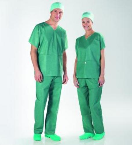 SENTINEX Bereichskleidung Kasack Gr.XS grn 105 Stck