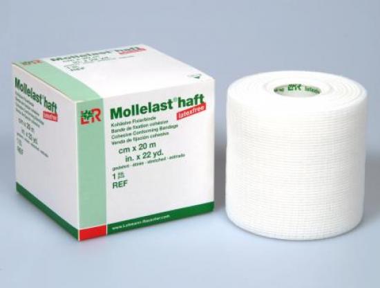 MOLLELAST haft Binden latexfrei 4 cmx20 m wei 1 Stck