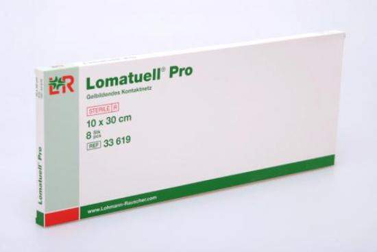LOMATUELL Pro 10x30 cm steril 8 Stck