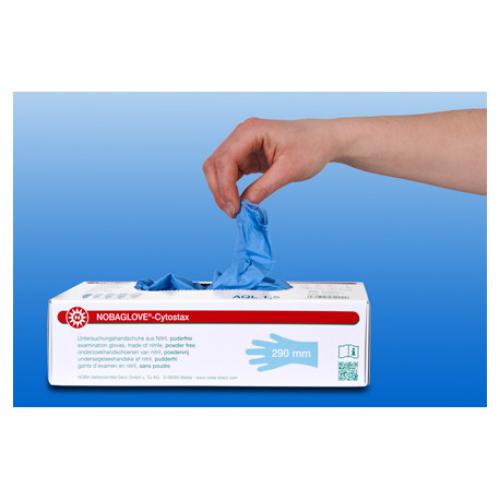 NOBAGLOVE-Cystostax Schutzhandschuh Gr.M 100 Stck