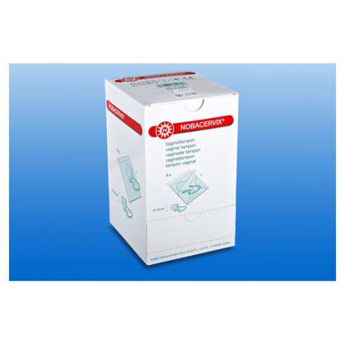 NOBACERVIX steril Vaginaltampon Netz Watte 3,8 cm 10 Stck