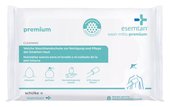 esemtan� wash mitts premium 8 St�ck