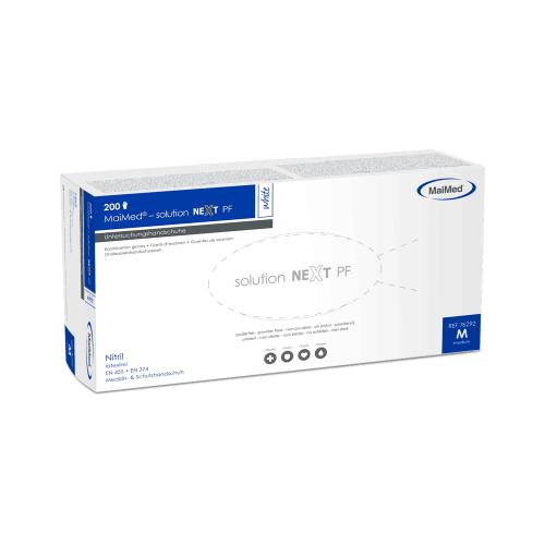 MAIMED solution NEXT PF Handsch.Nitril Gr.M wei 200 Stck