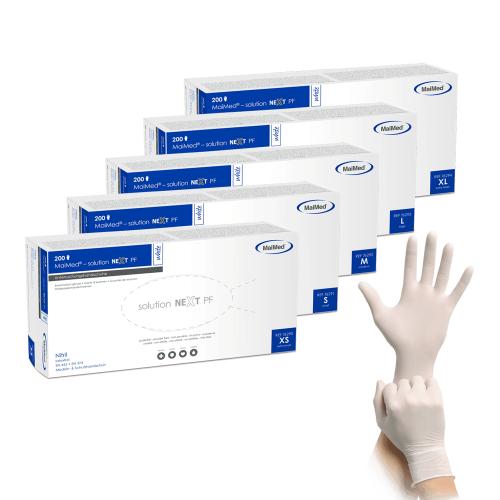 MAIMED solution NEXT PF Handsch.Nitril Gr.L wei 200 Stck