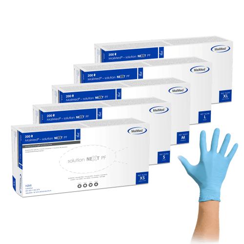MAIMED solution NEXT PF Handsch.Nitril Gr.M blau 200 Stck