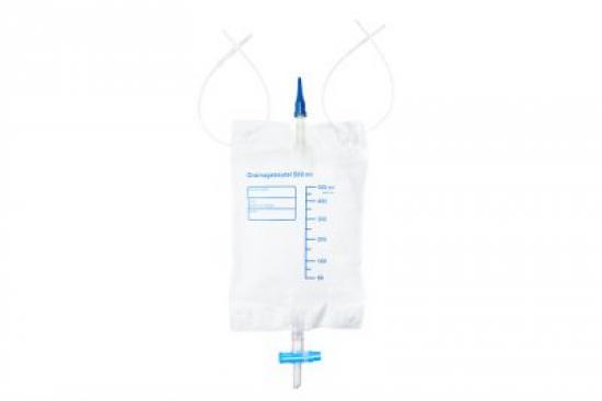 GALLENSEKRET Beutel 500 ml o.Schlauch m.Drainverb. 1 Stck