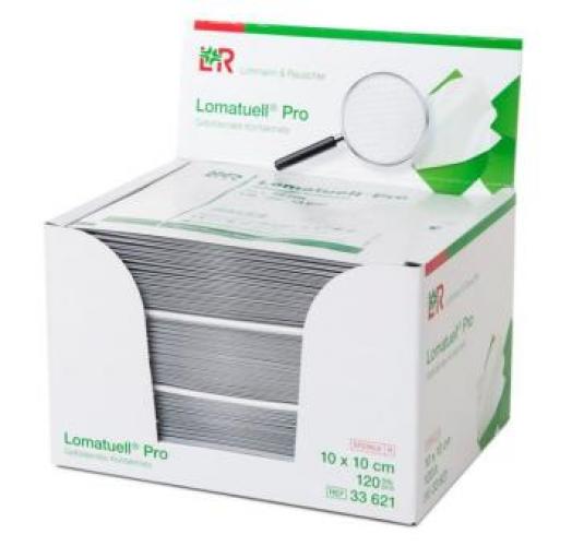 LOMATUELL Pro 10x10 cm steril 120 Stck