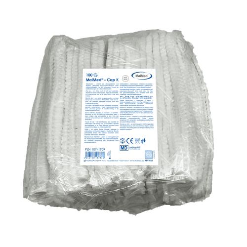 MAIMED Cap K Klipphaube PP wei 100 Stck