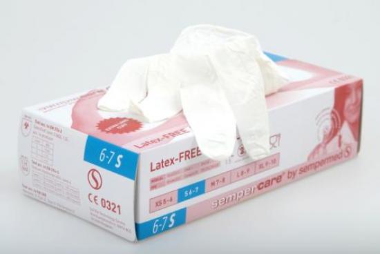 SEMPERCARE Nitrile shine+ U.Handsch.Gr.6-7 S 150 Stck