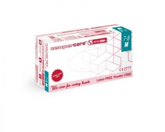 SEMPERCARE Nitrile shine+ U.Handsch.Gr.7-8 M 150 Stck