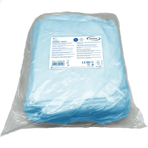 MAIMED Coat V blau Besucherkittel aus Vlies 120 cm 10 Stck