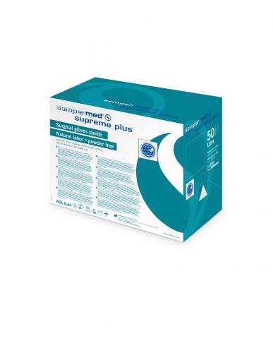 SEMPERMED Supreme Plus OP-Hands.ste.puderfr.Gr.7 50 Paar