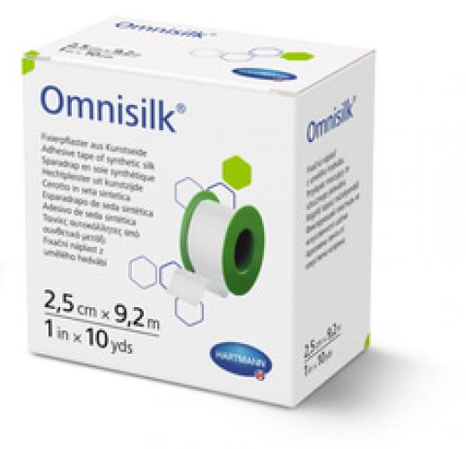 OMNISILK Fixierpflaster Kunstseide 2,5 cmx9,2 m 1 Stk.